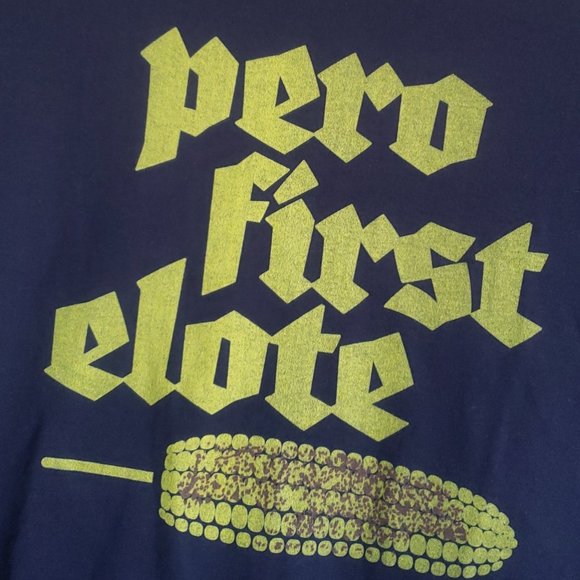 Tops - = PERO FIRST ELOTE = Novelty T-shirt  NWOT